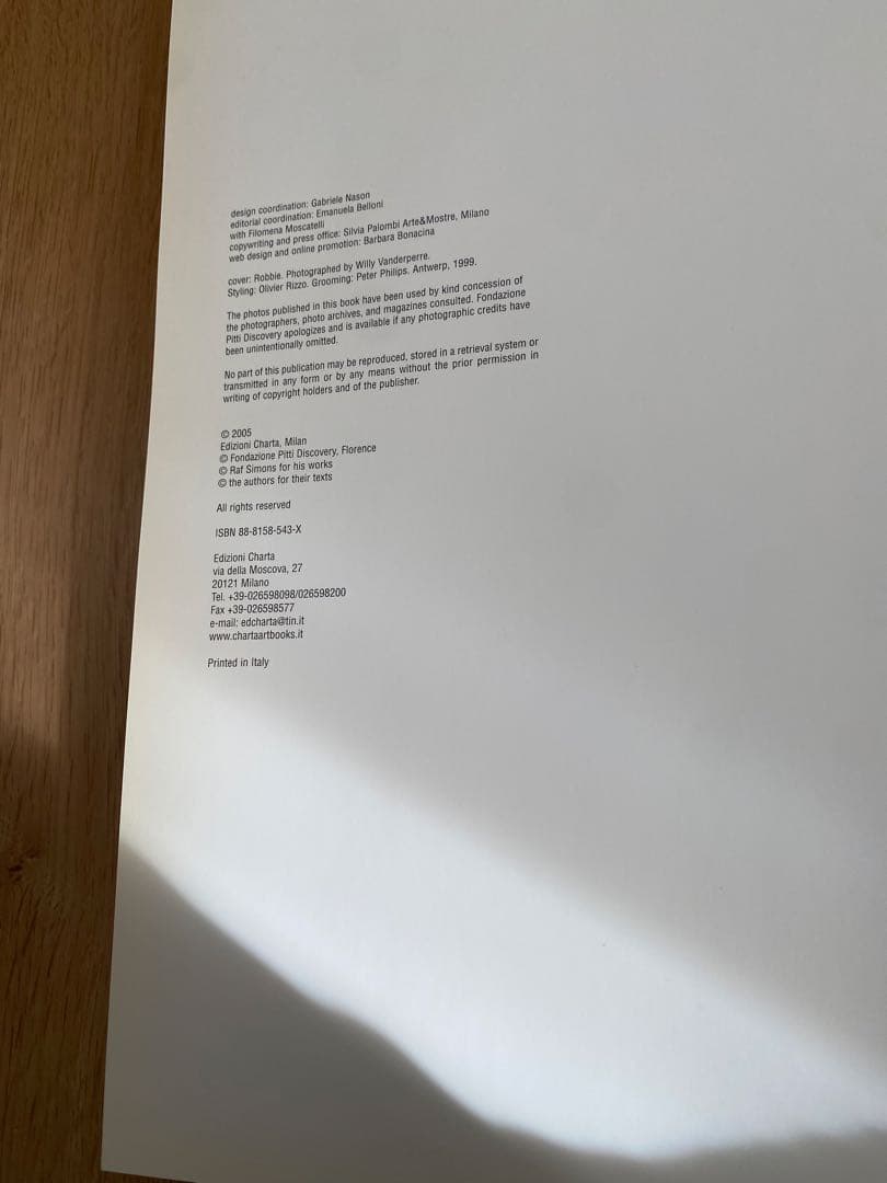 希少本　rafsimons ラフシモンズ　redux 写真集　カタログ　book