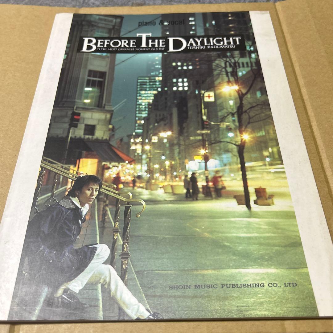 点角松敏生 バンドスコア BEFORE THE DAYLIGHT楽譜