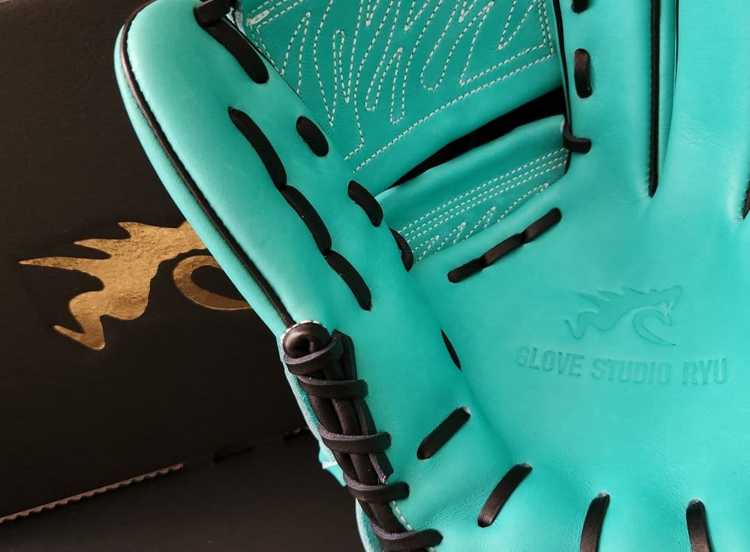 RYUプロモデル☆硬式投手用☆T BLUE×BLACK☆付属品完備☆龍☆台湾