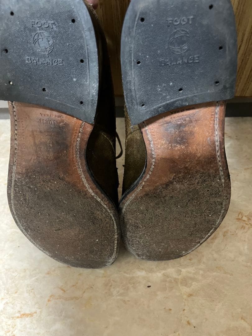 オールデン　スエード ブラウンブーツ 9