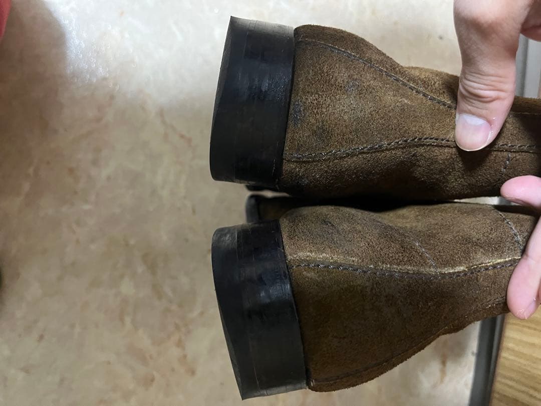 オールデン　スエード ブラウンブーツ 9