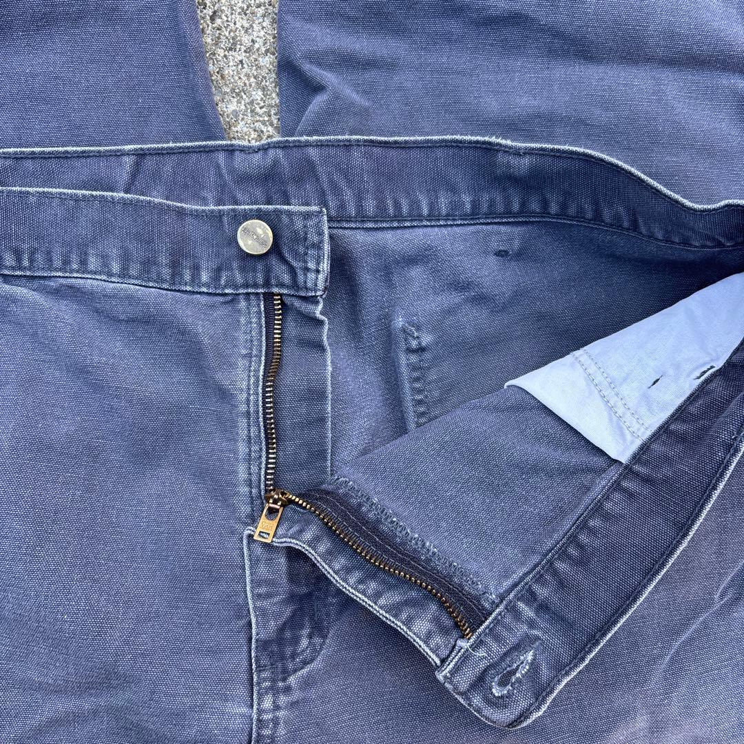 90~00s Carhartt ペインターパンツ ダック地 黒 茄子紺 グレー