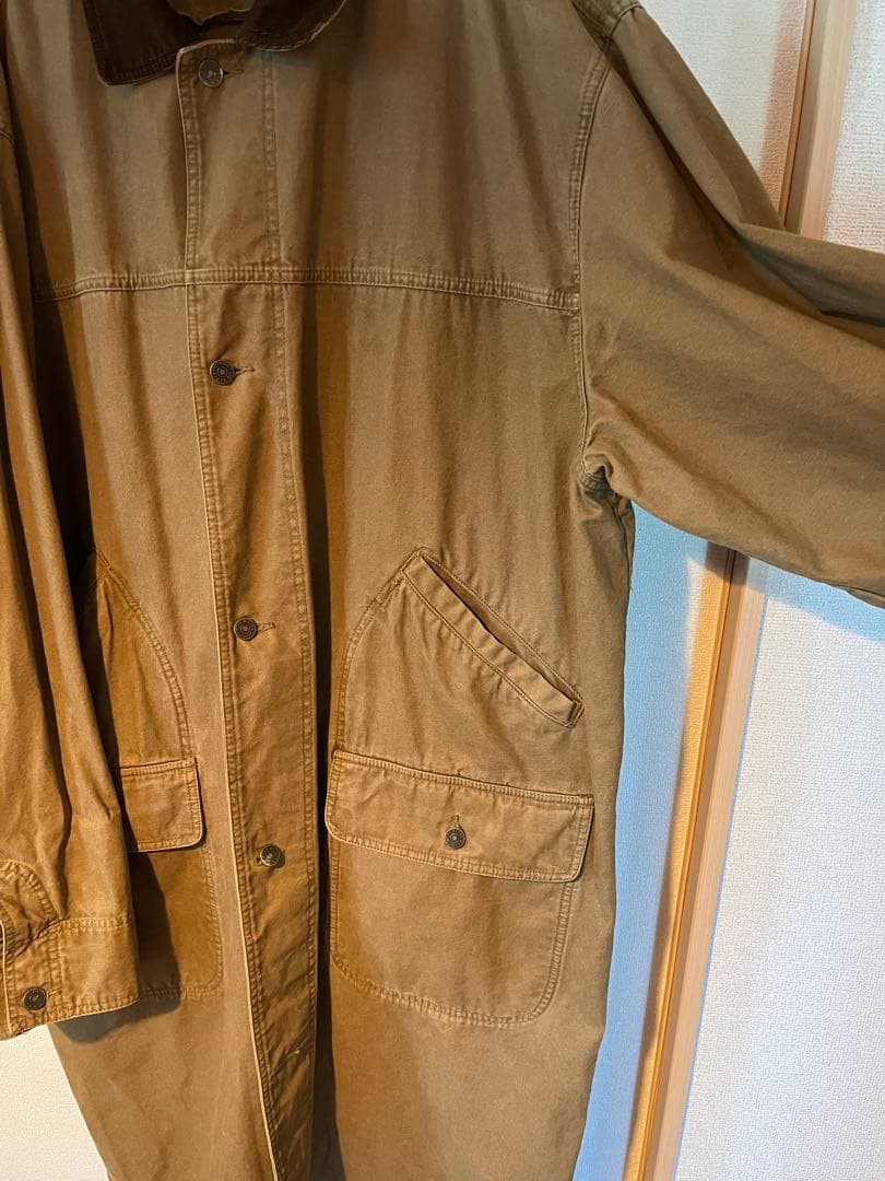 【最終値下げ】Eddie Bauer 黒タグ　ベージュ ロングコート XXL