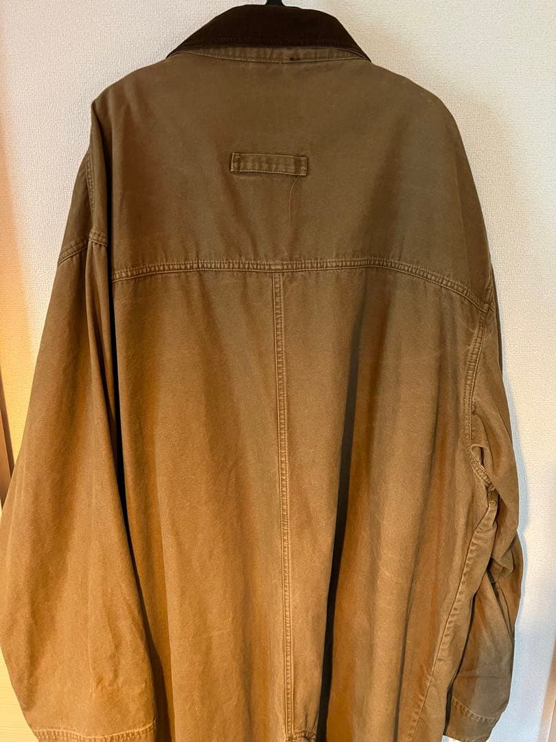 【最終値下げ】Eddie Bauer 黒タグ　ベージュ ロングコート XXL