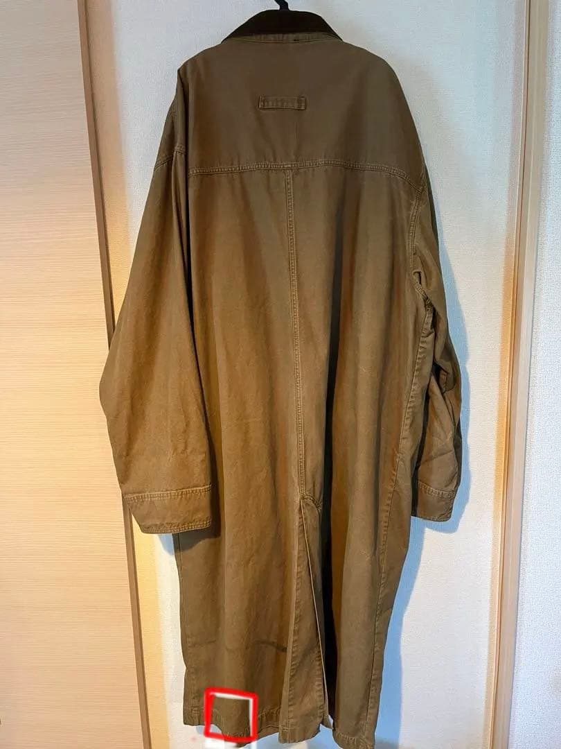 【最終値下げ】Eddie Bauer 黒タグ　ベージュ ロングコート XXL