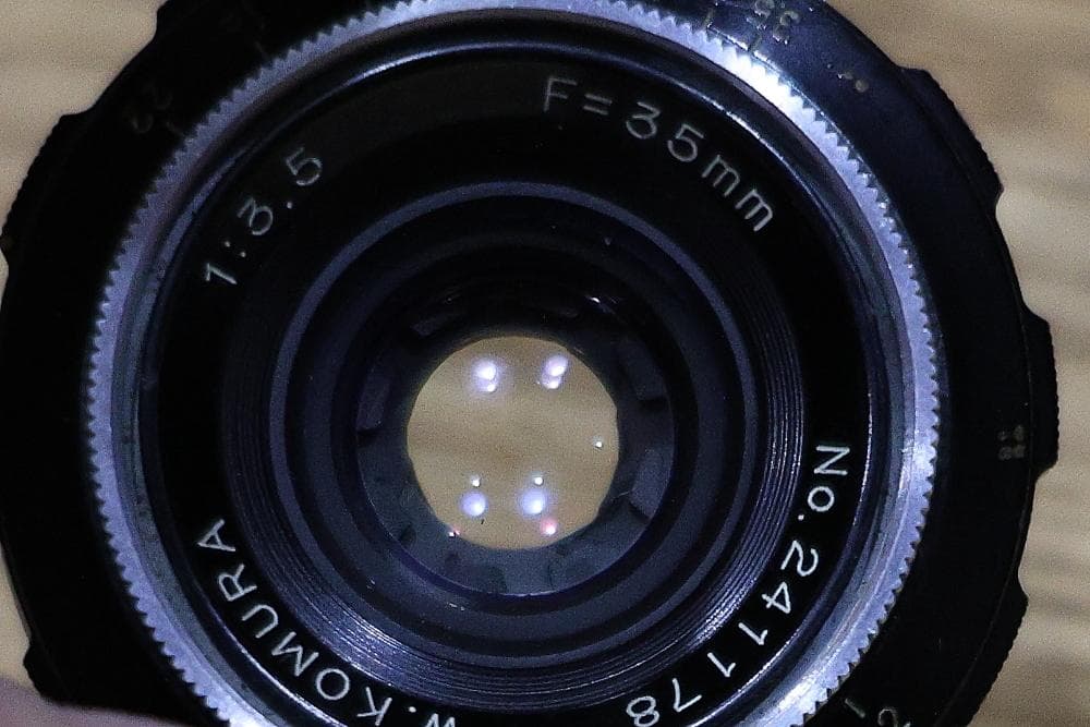 W.KOMURA 35mm f3.5 Lマウント