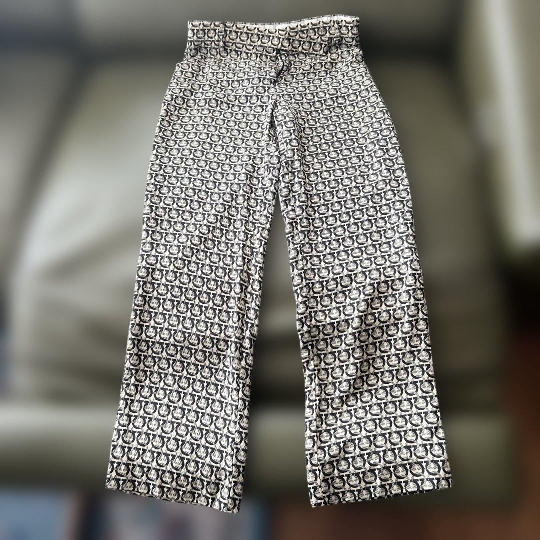 Salvatore Ferragamo 幾何学模様パンツ