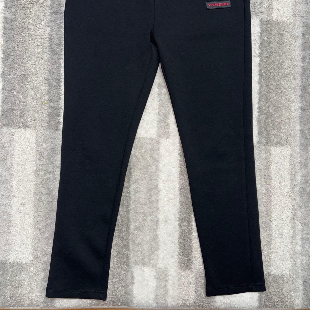V12 ヴィ・トゥエルヴ ゴルフパンツ1(M) レディースゴルフウェア　黒