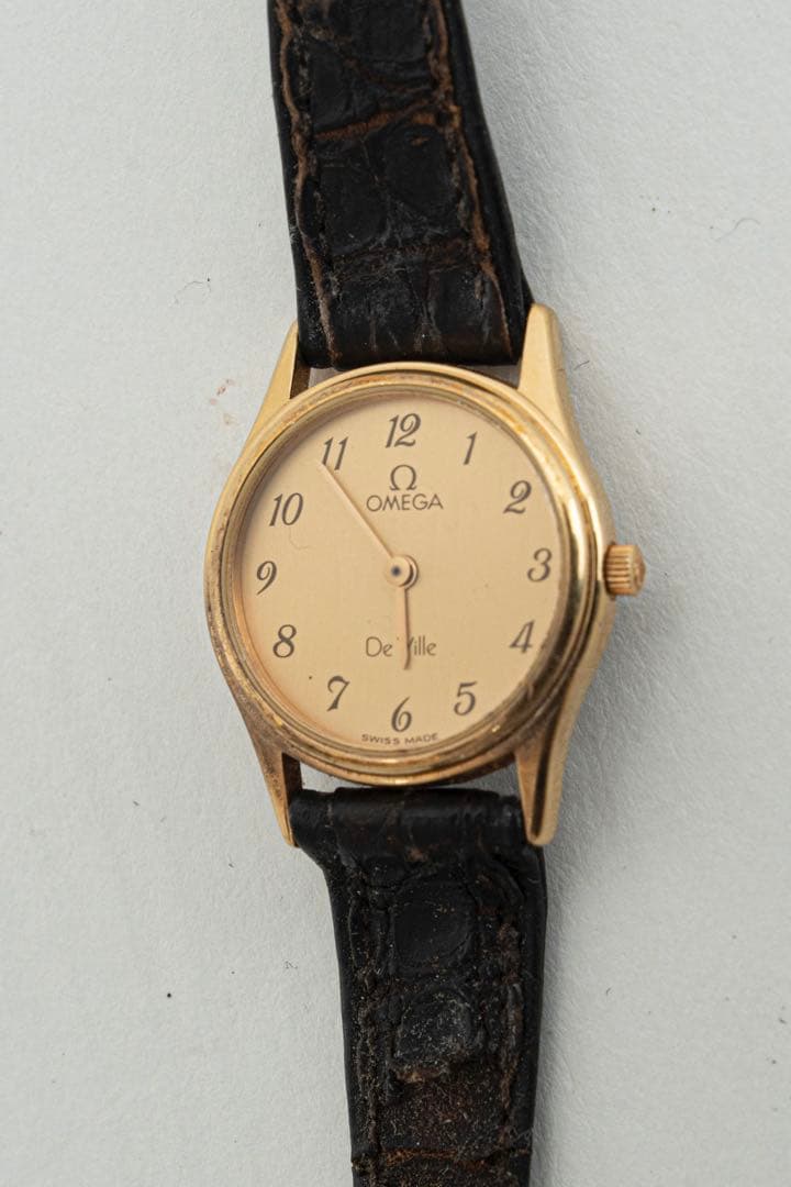 OMEGA オメガ Deville ゴールド レディース 腕時計