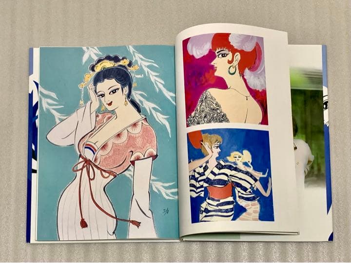 【小島功　美女画集】2003部限定　直筆サイン入りイラストの額装品　シリアル番号