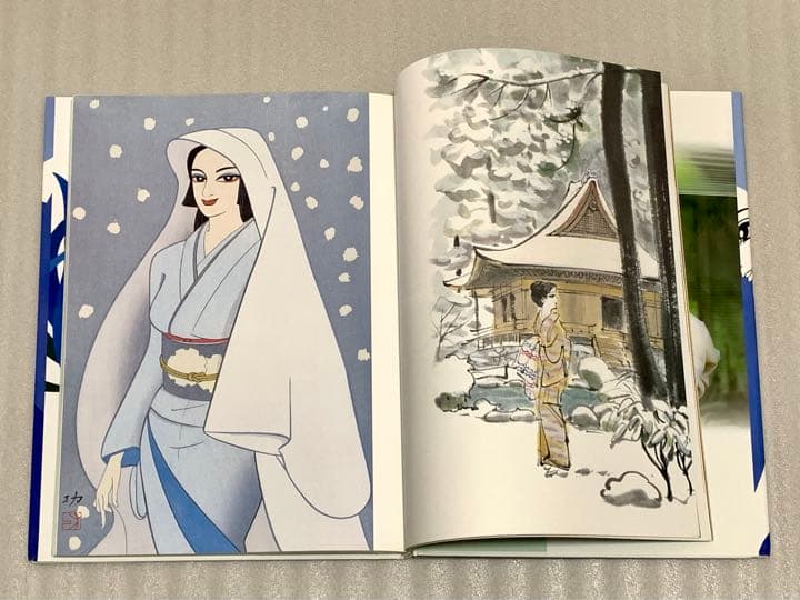 【小島功　美女画集】2003部限定　直筆サイン入りイラストの額装品　シリアル番号