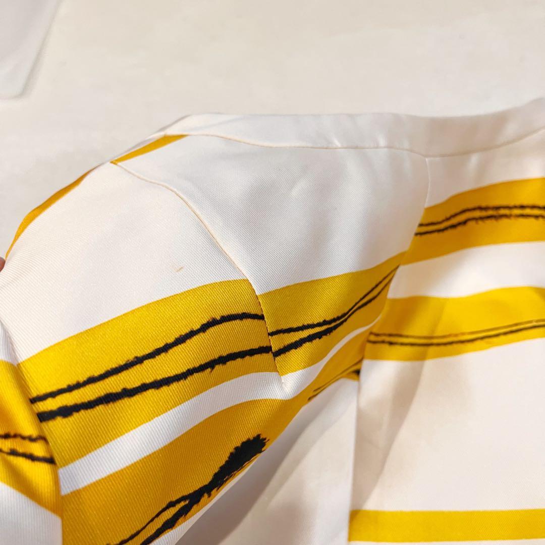 ルイ ヴィトン ノーカラージャケット　シルク　レディース　ホワイト　36 M相当