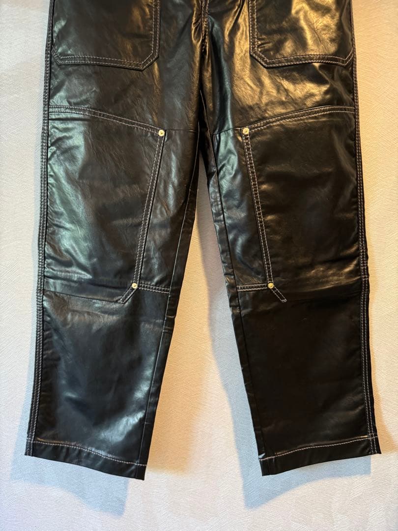 EYTYS ヴィーガンレザーカーゴパンツ28✖️30