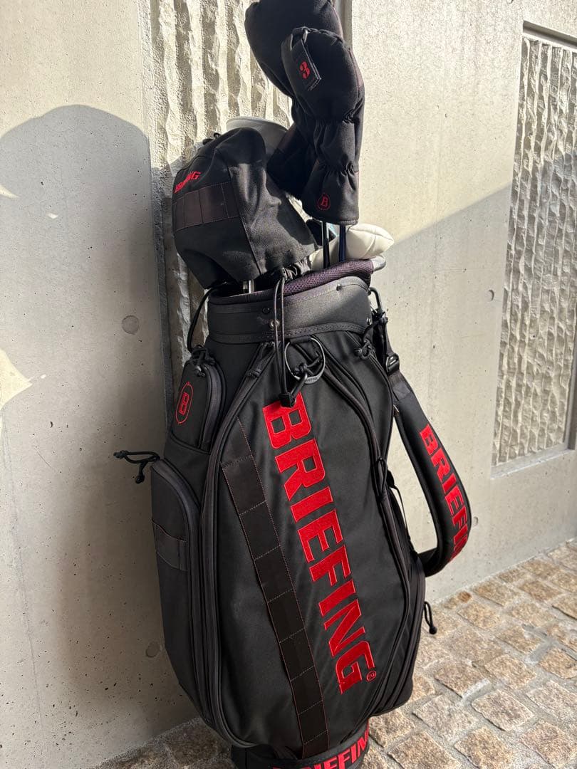 atp【BRIEFING】キャディバッグ　セット　ほぼ未使用