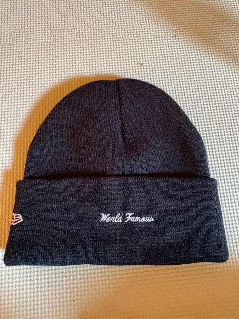 Supreme ニット帽 黒 SNKR DUNK