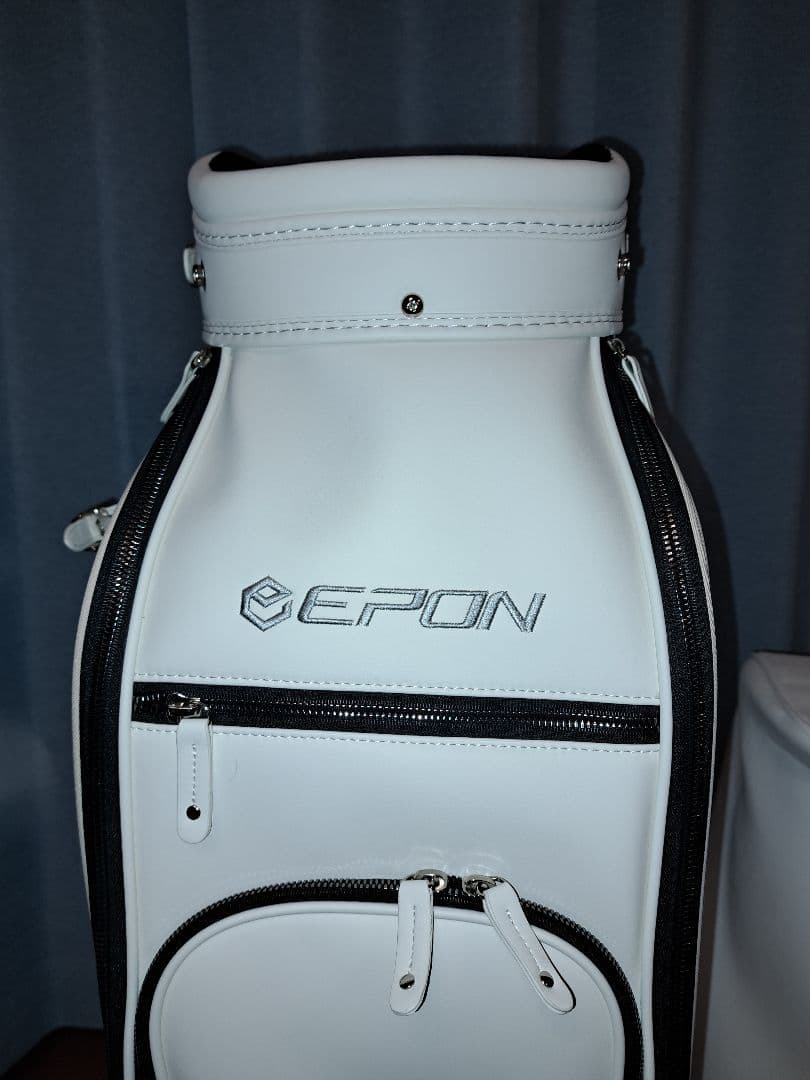 EPON ホワイト キャディバッグ カバー付き