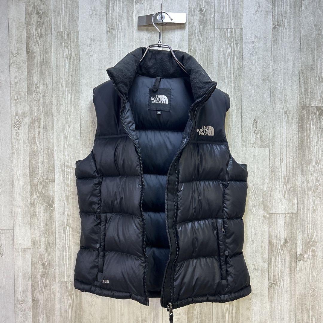 【1つ限り】ノースフェイス　ヌプシ　ダウンベスト　ブラック　レディース　M