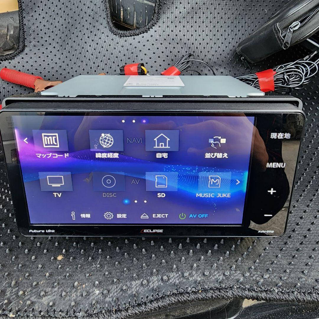 【動作済】AVN-R9W ETC付 フルセグ/BT/Wi-Fi/DVD 地図有
