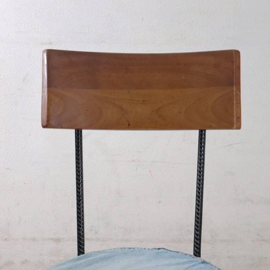 2の2 ディーボディ カンパーニャ ダイニングチェア デニムカバー付き アイアン