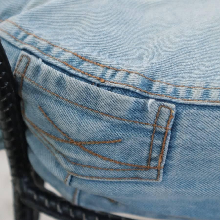 2の2 ディーボディ カンパーニャ ダイニングチェア デニムカバー付き アイアン