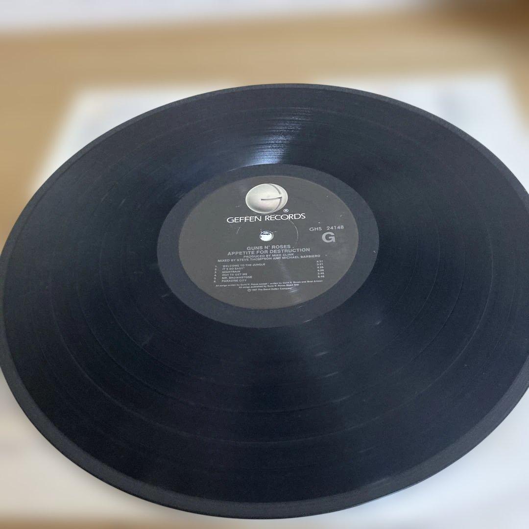 ガンズアンローゼス　レコード　 Guns N' Roses Appetite