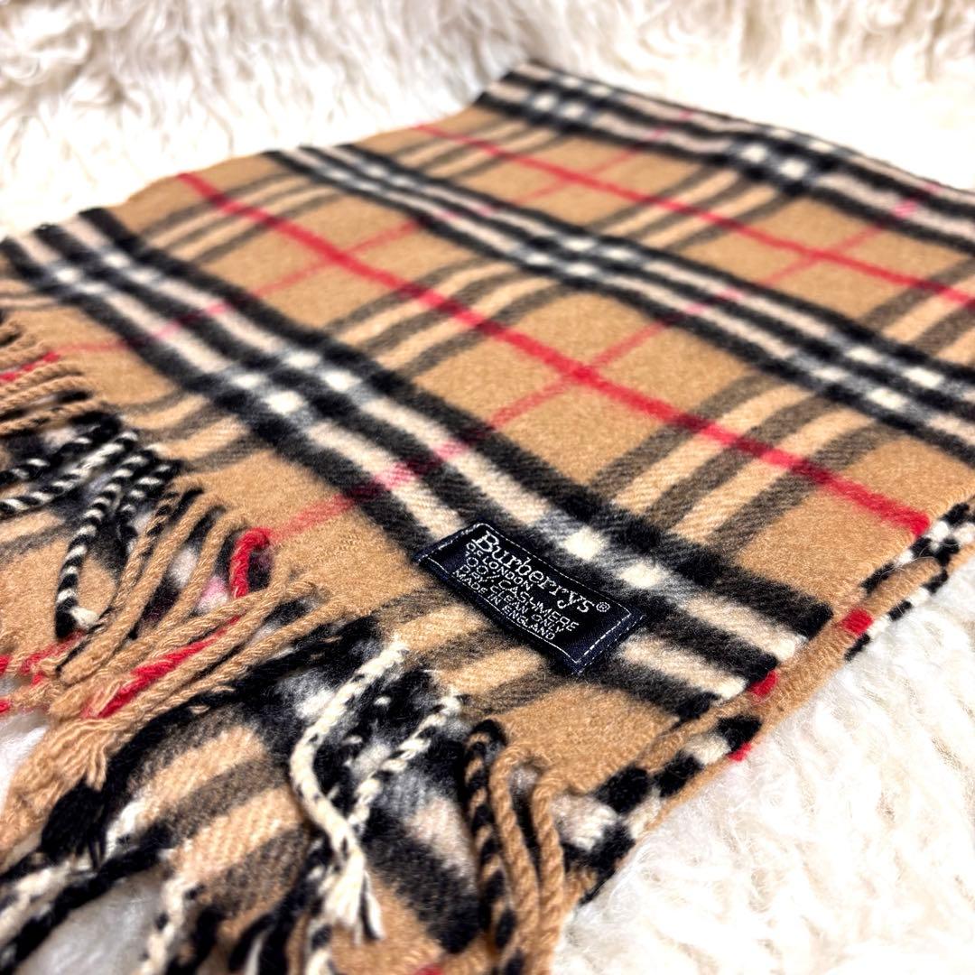 コ*ロ様 【美品】Burberrys バーバリー　マフラー　カシミヤ100% キ