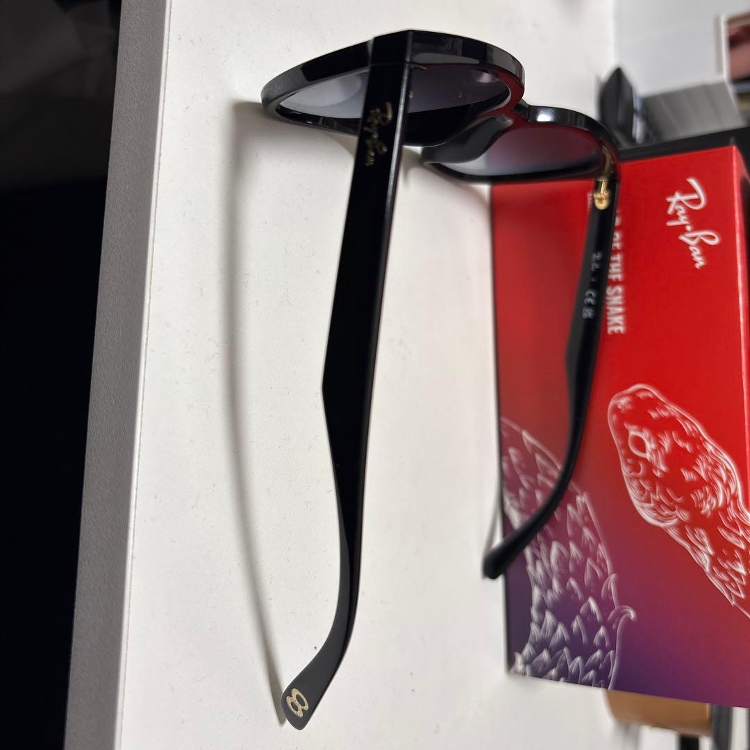 美品 レイバン 4423D 6807/8G　2025限定品 スネークエディション