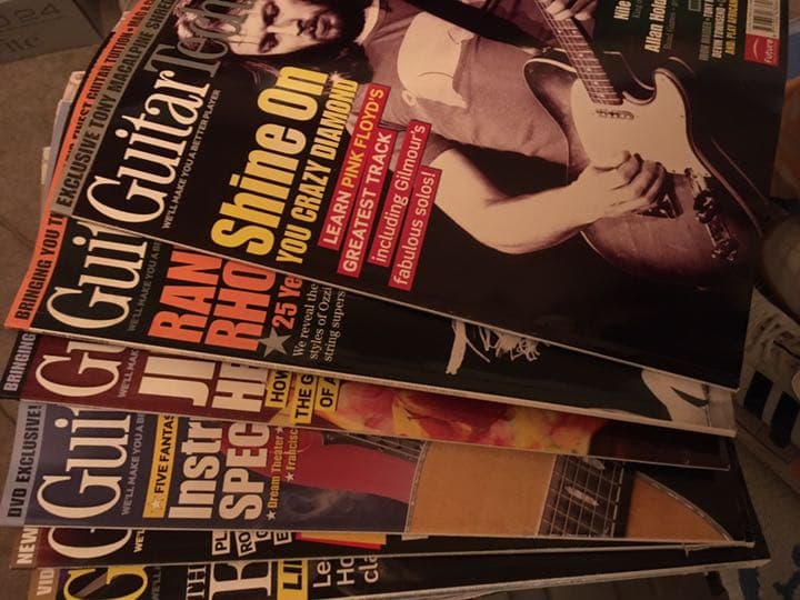 guitar techniques magazineセット