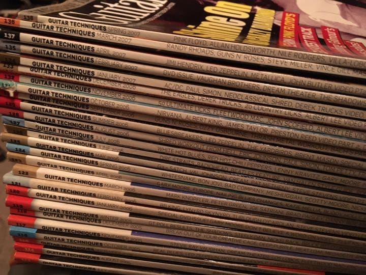 guitar techniques magazineセット