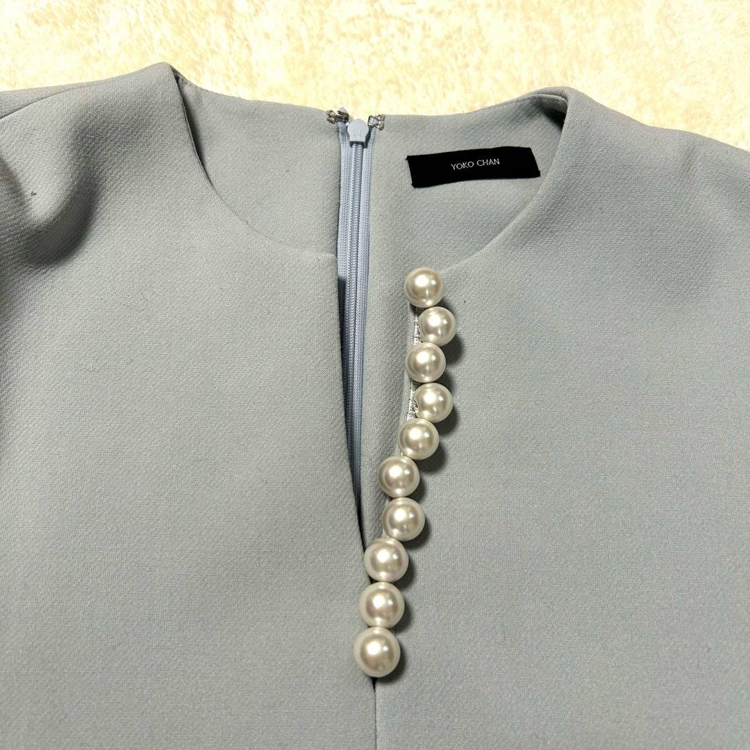 【人気色】YOKO CHAN ヨーコチャン ティアードスリーブドレス 36