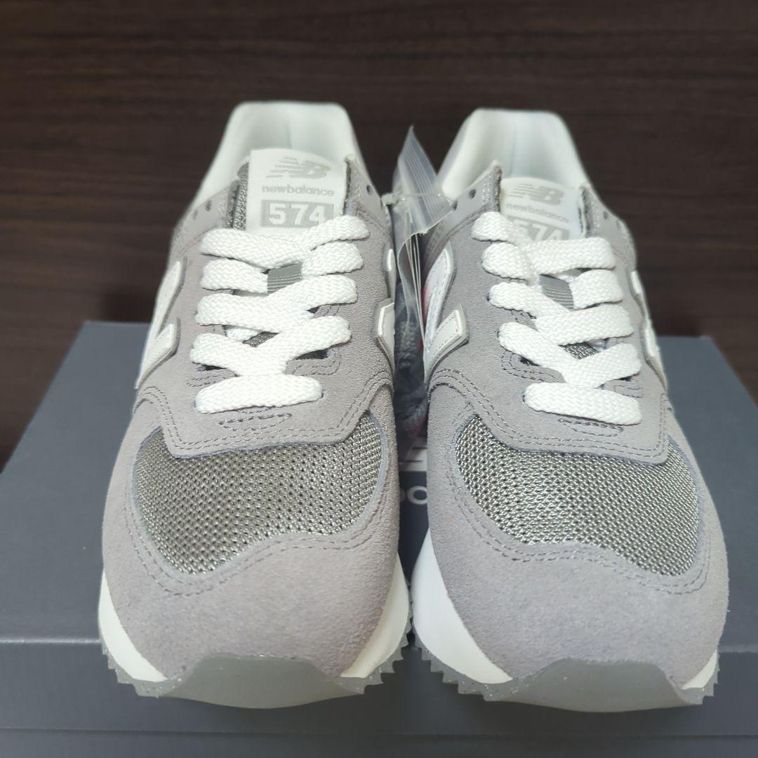 New Balance WL574ZSDB　グレー スニーカー 23.5cm