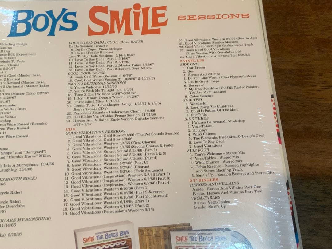 ビーチ・ボーイズ★The Smile Sessions 新品未開封