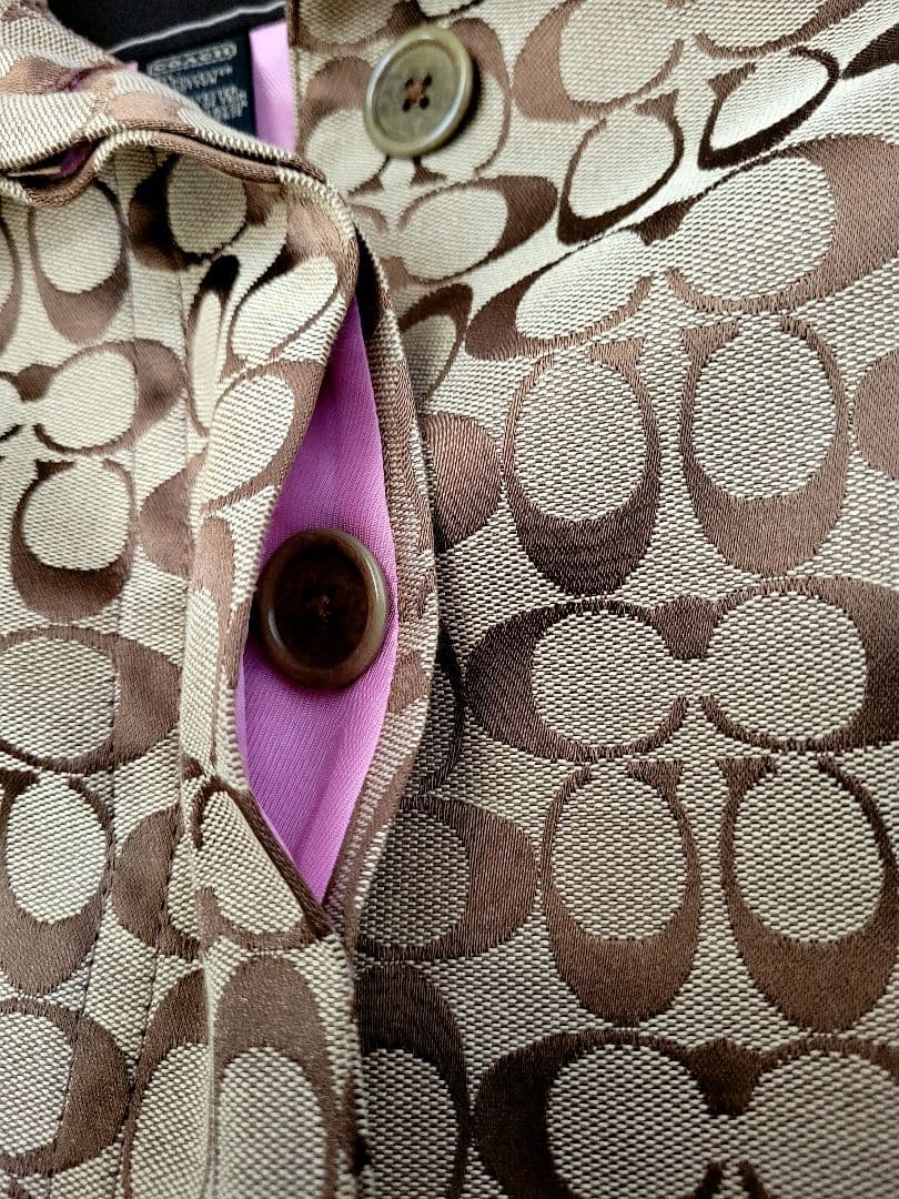 COACHシグネチャー柄チェスターコート 4