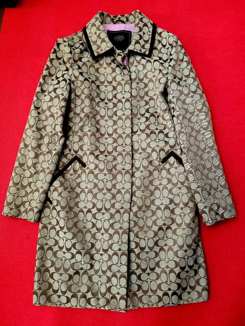 COACHシグネチャー柄チェスターコート 4