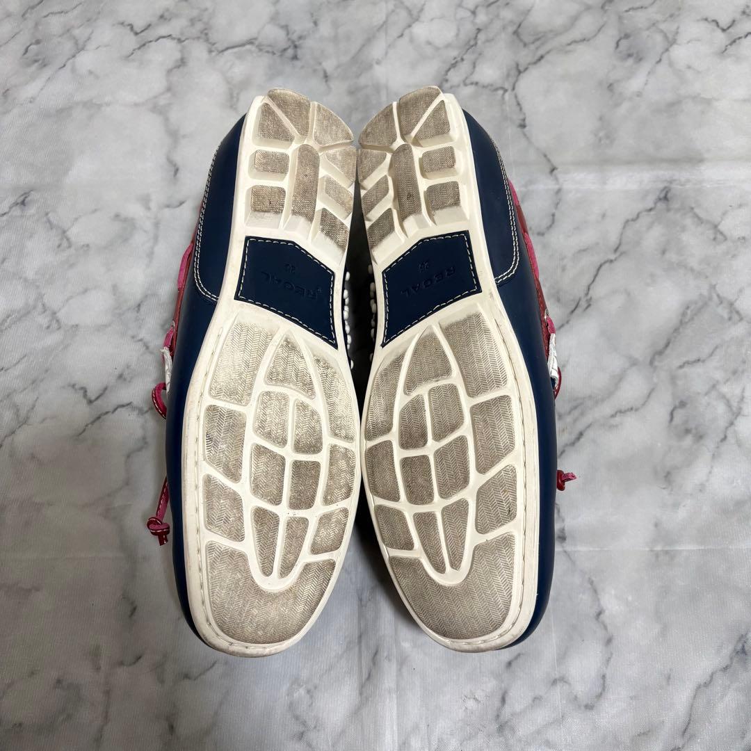 ほぼ未使用 REGAL 55PR 日本製 デッキシューズ コンビ 25