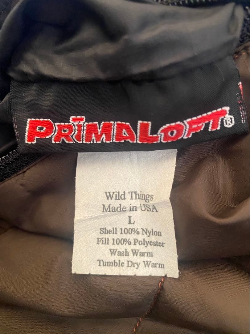 ワイルドシングス プリマロフト ジャケッ トリバーシブル USA製　L