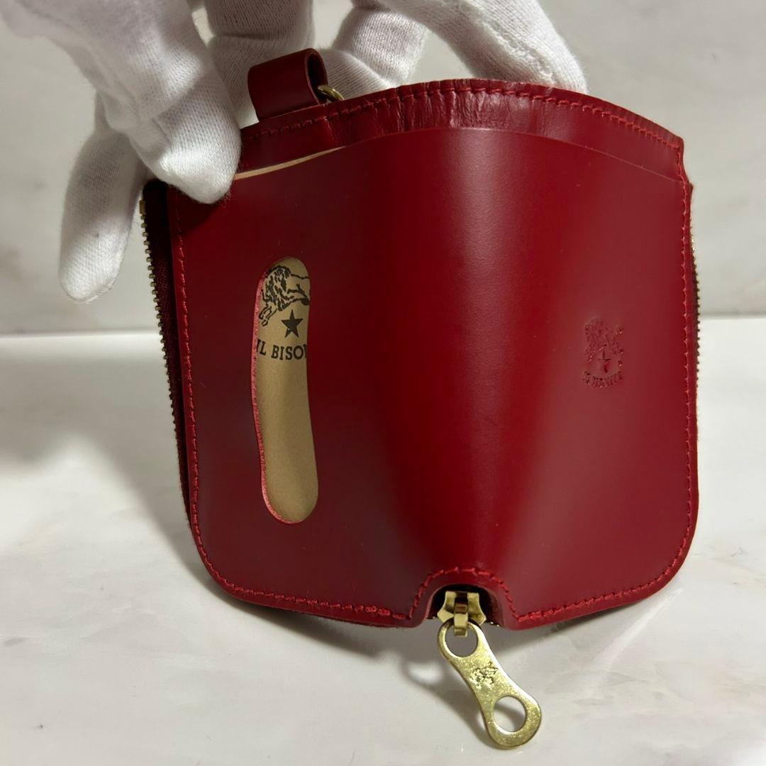 IL BISONTE 赤 レザー キーケース