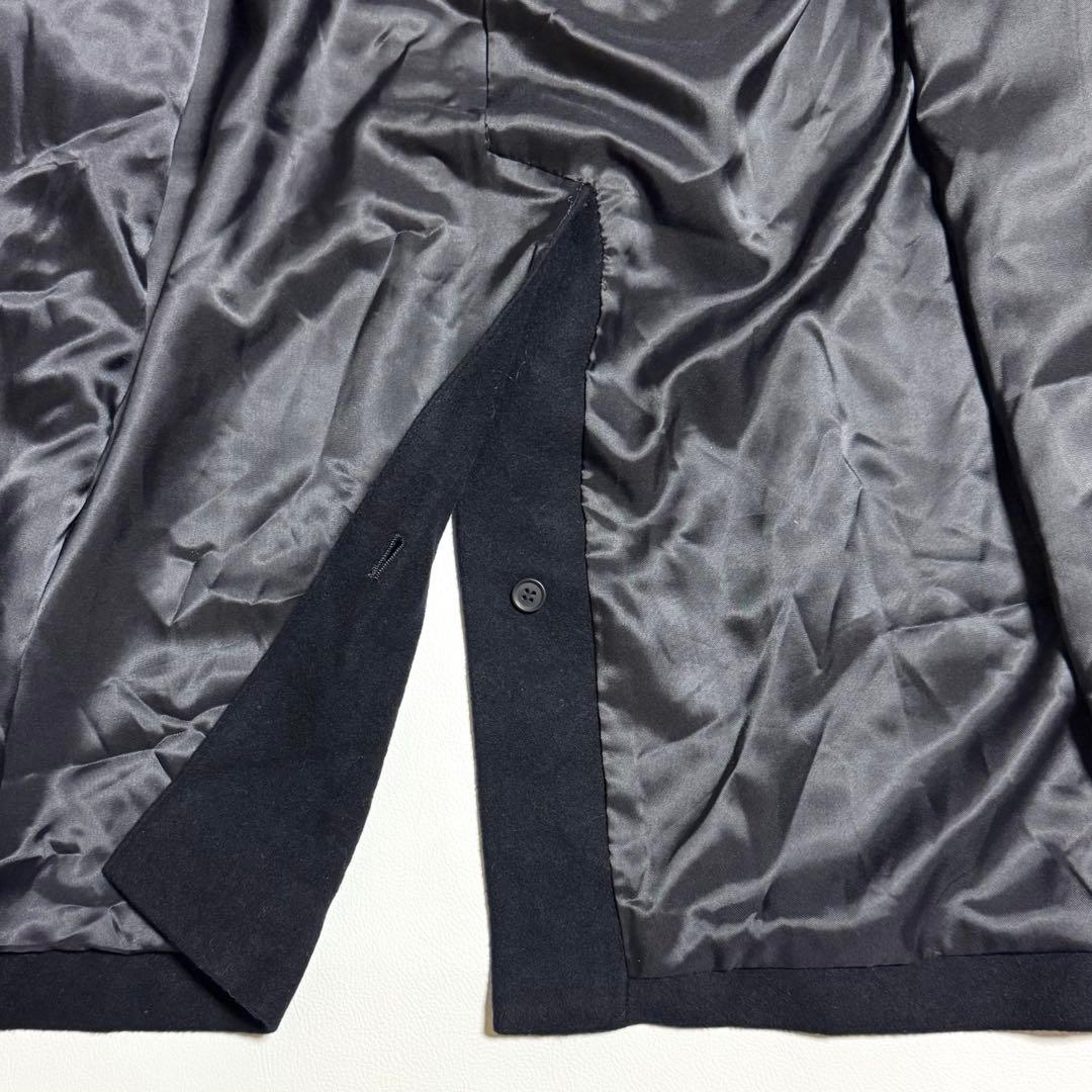 BELTA BUONO ベルテッドダブルチェスターコート カシミヤ100% 黒M