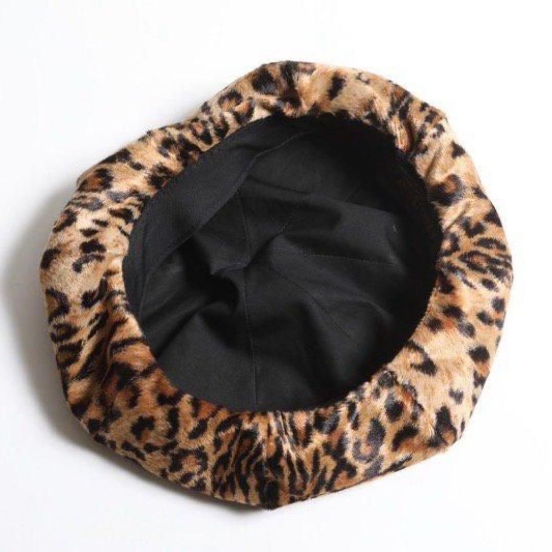 帽子 OLD STANDARDS - ANIMAL BIG BERET Leopard