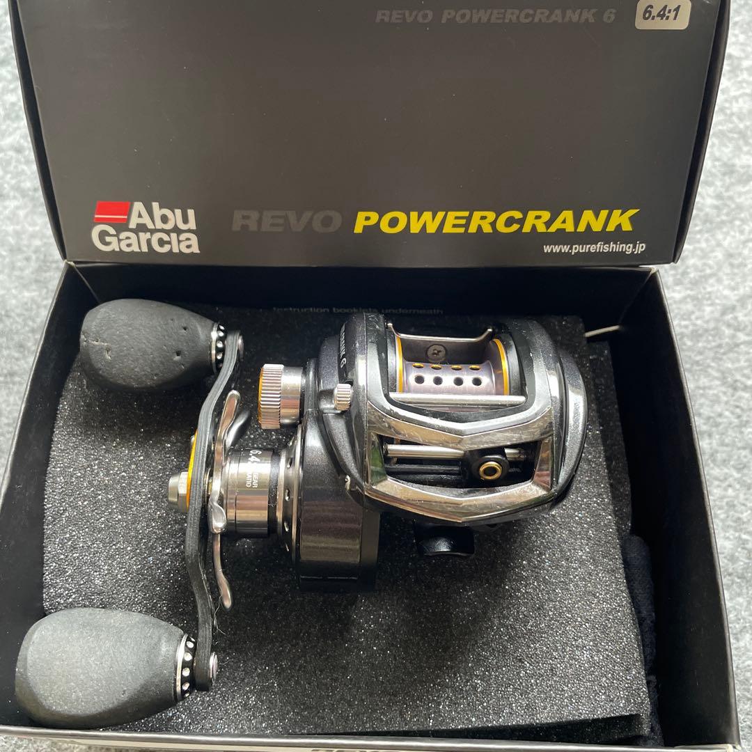 アブガルシアベイトリール/REVOパワークランク6/ギア比6.4:1 美品中古