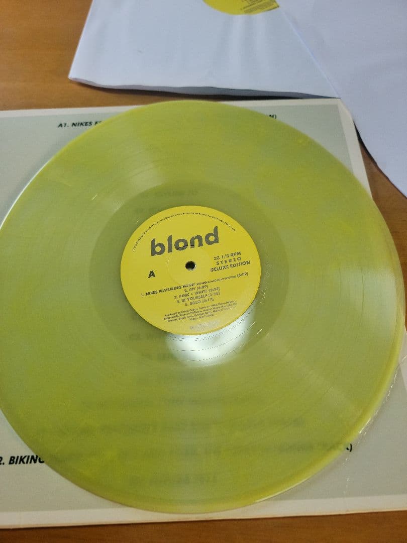 洋楽 Blonde LP Official Frank Ocean