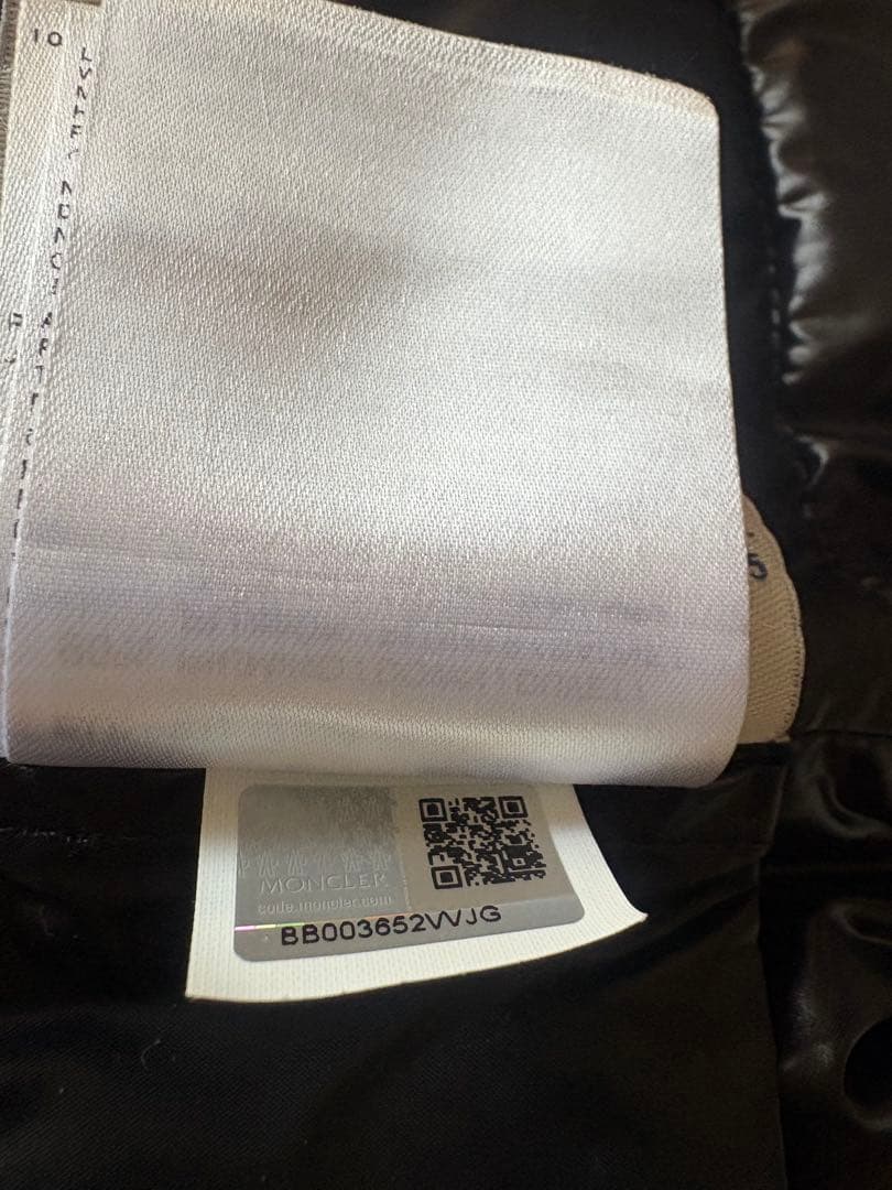 Moncler ブラック ダウンベスト　サイズ0