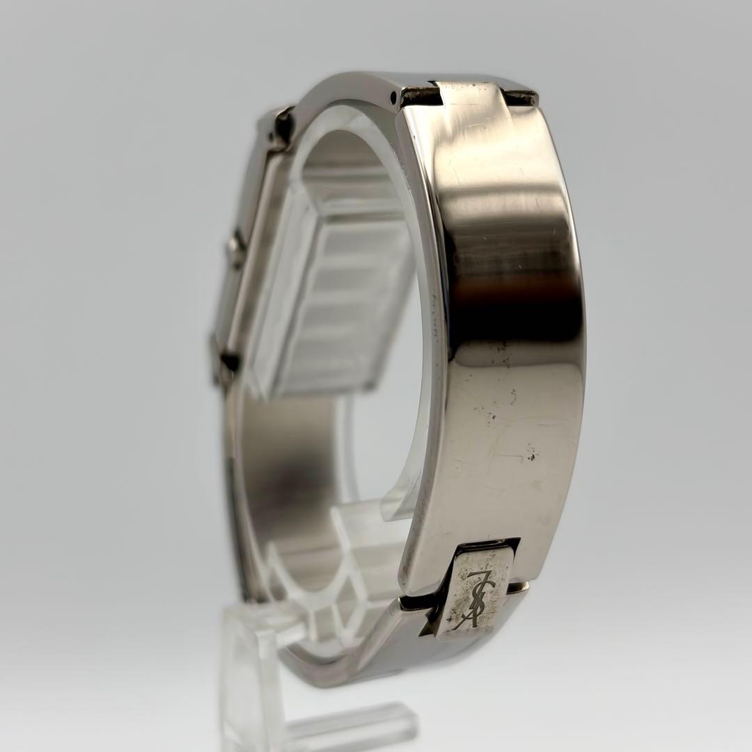 稼働 イヴサンローラン 腕時計 バングル YSL 新品電池 ヴィンテージ