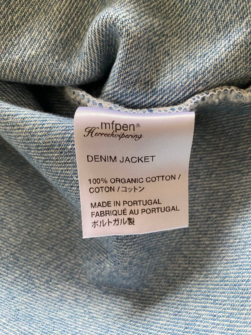 mfpen デニムジャケット ライトブルー