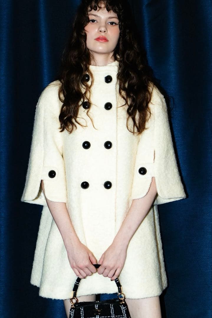 当日発送　Sheller/シェリエ/ケープコート/コート