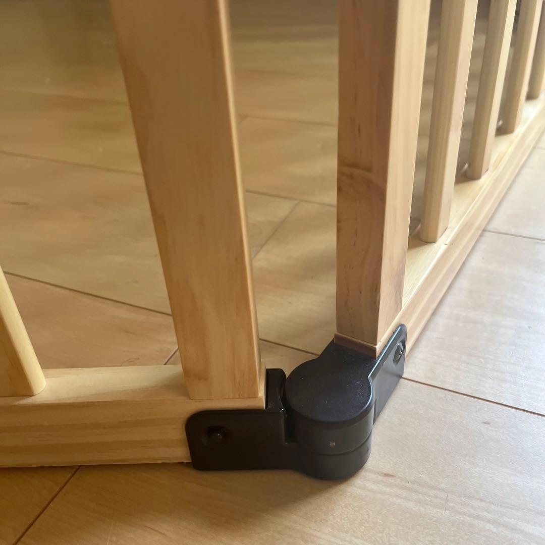 日本育児 おくだけとおせんぼ 木製 スマートワイド Woody (ウッディ)