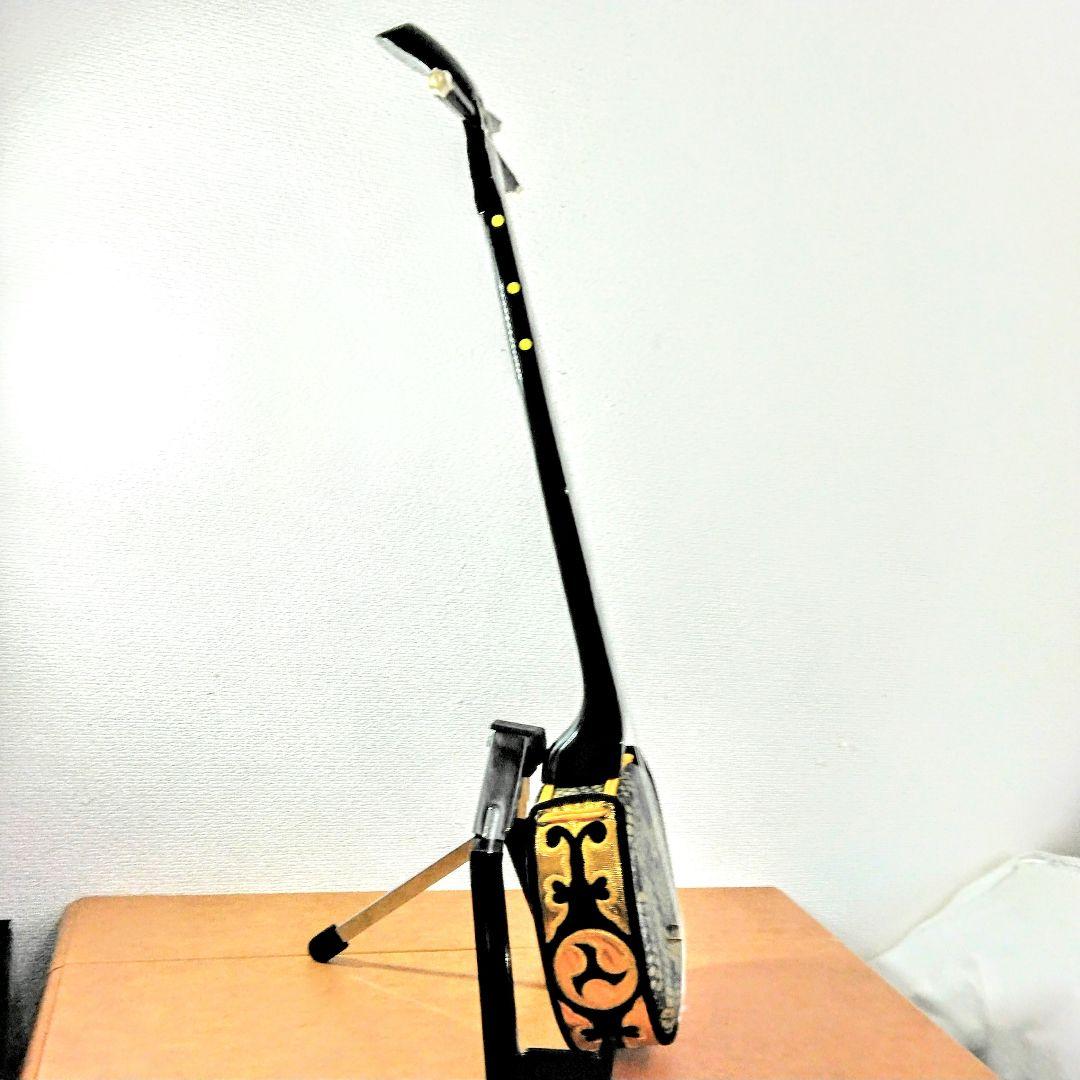 沖縄三線蛇柄 人工皮革　ハードケース付き美品