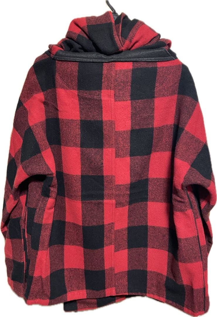 KAPITAL キャピタル ウールバッファローチェック リングコート サイズM