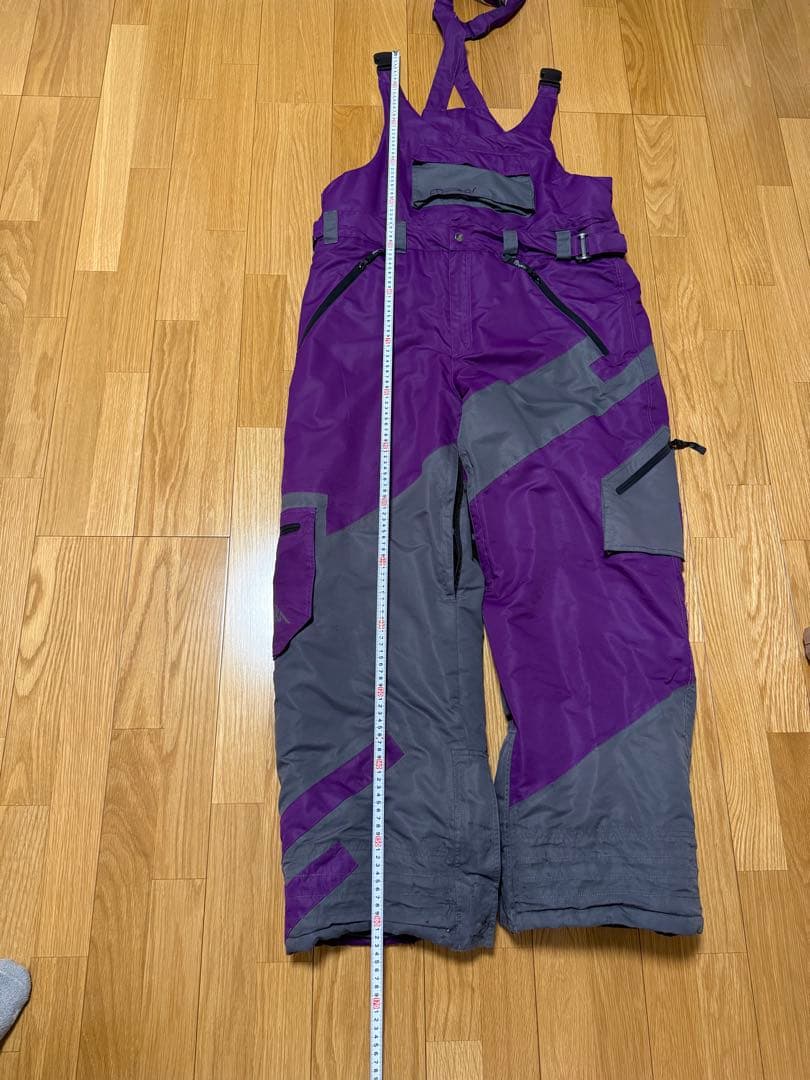 Virtika FDwear フード付きスキーウェア XL 紫/グレー