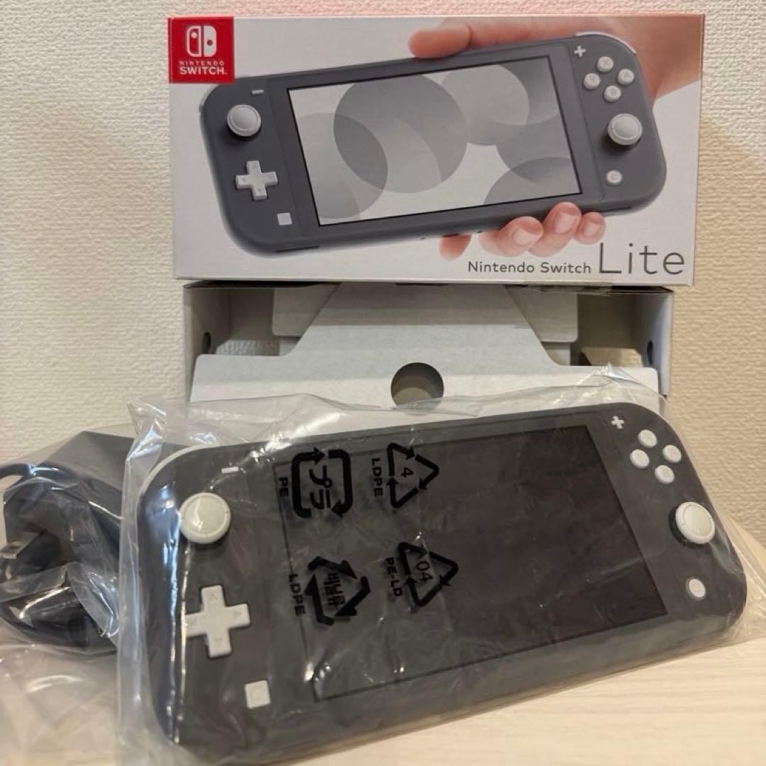 Nintendo Switch Lite グレー 本体 充電器・箱付き